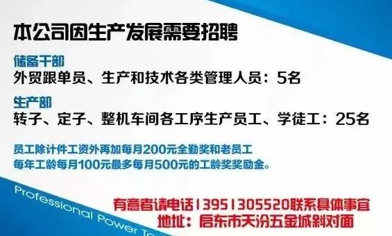 吕四最新招聘信息发布汇总