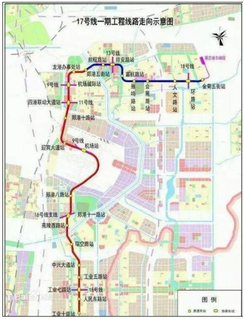 郑州地铁12号线最新线路图曝光，标题概述