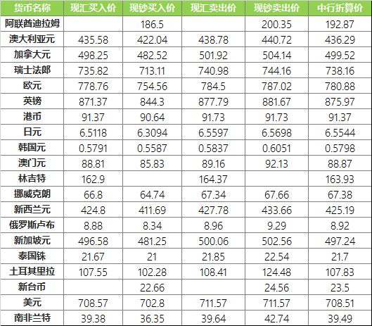 中行外汇牌价最新动态，驾驭未来，自信成就之旅